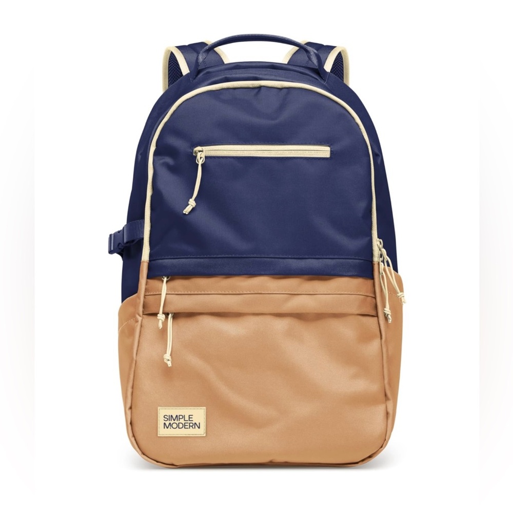 Simple Modern Ellis Backpack for School | Medium 19in 20L Navy Khaki